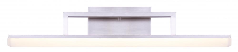 Caysen LED Integrated Vanity Light, Brushed Nickel Finish