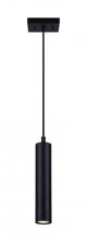 Canarm IPL764A01BK10 - Carver 1 Light Pendant, Black Finish