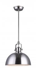 Canarm IPL222B01BN - Polo 1 Light Pendant, Brushed Nickel Finish