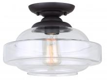 Canarm IFM459B13ORB - Chicago 1 Light Flush Mount, Bronze Finish