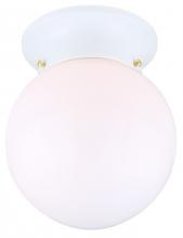 Canarm ICL911 - Ceiling 1 Light Flush Mount, White Finish