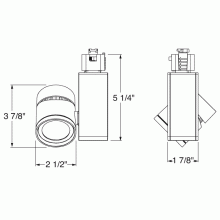 Juno T381L 27K 90CRI PDIM WFL BL - Track Head