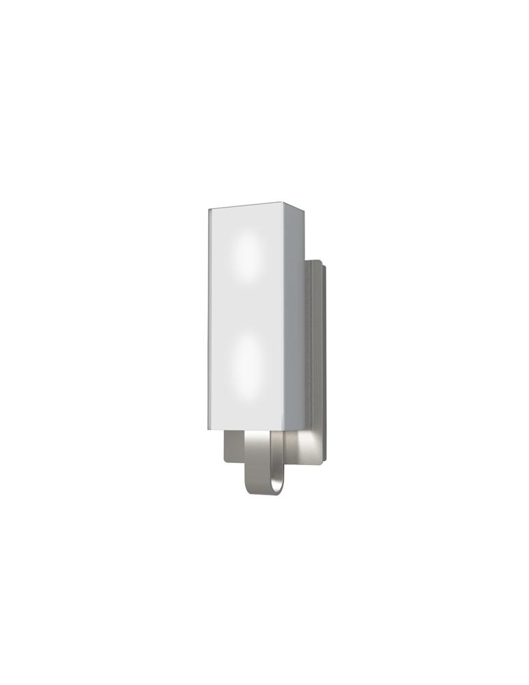 LARISSA series 2-light Satin Nickel vertical Bath light