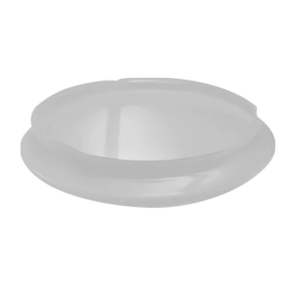 8IN LED Ceiling Luminaire Replacement Lens Brushed Nickel Frosted Round STANDARD