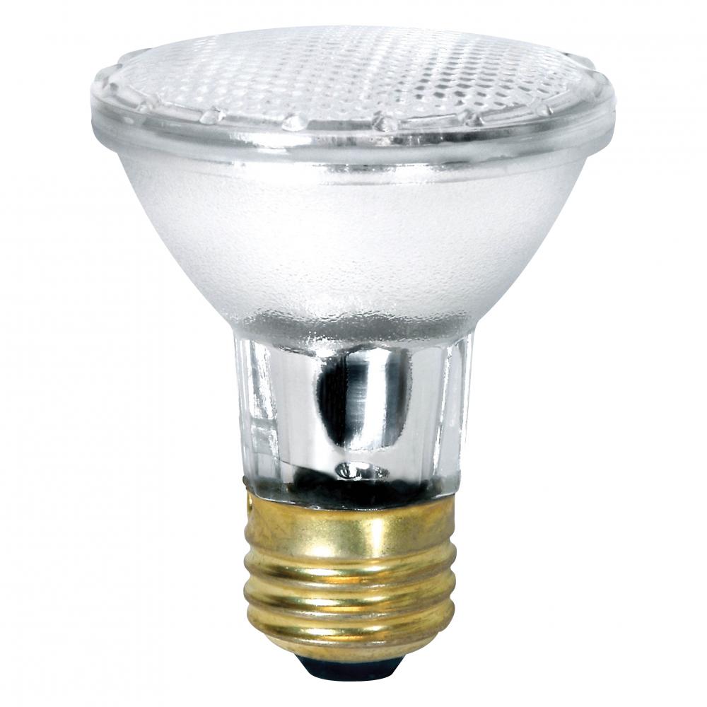 Halogen Reflecor Lamp PAR20 E26 35W 130V DIM 235LM Narrow Flood Clear Standard