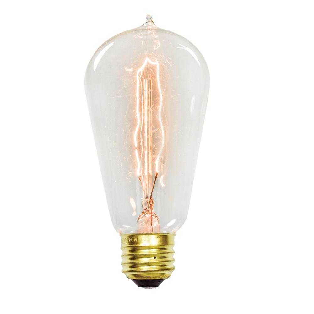 INCANDESCENT VICTORIAN STYLE S60 SINGLE LOOP/ E26 / 40W / 120V Standard