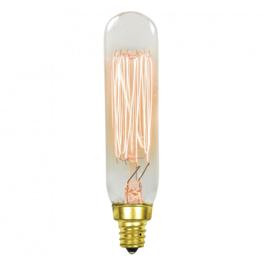 INCANDESCENT VICTORIAN STYLE T6.5 SQU. CAGE/ E12 / 25W / 120V Standard