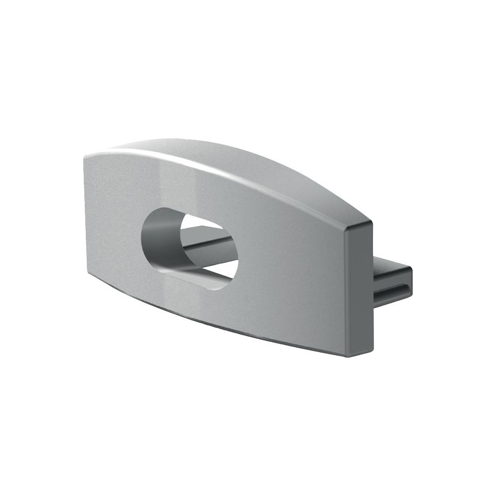 End cap With Hole for Extrusion Series 100 10 PER PACK STANDARD