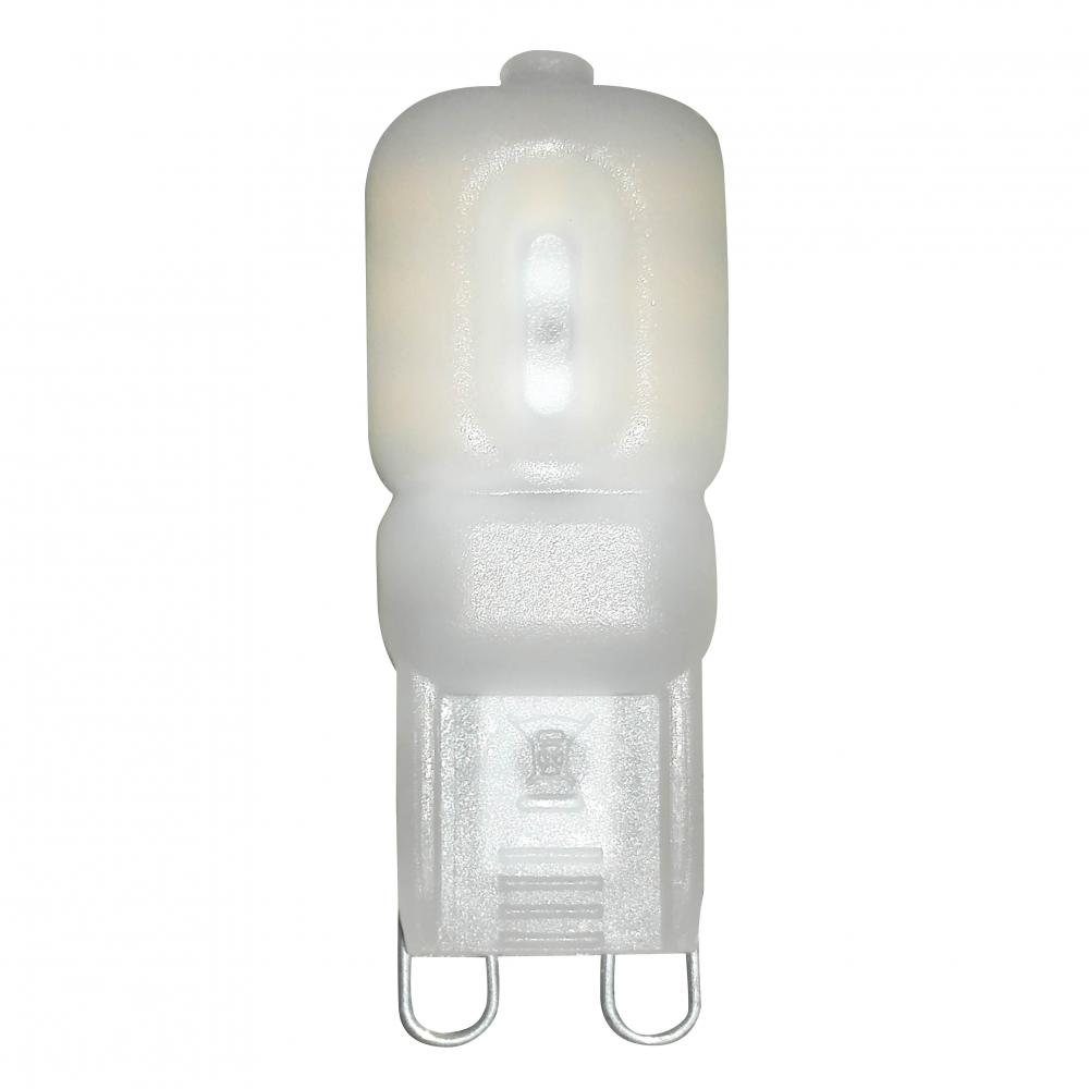 LED Lamp JD G9 Base 2.5W 120V 30K Dim   Frosted STANDARD