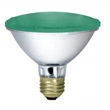 Standard Products 55007 - Halogen Coloured Reflector Lamp PAR30 E26 50W 130V DIM  Flood Green Standard