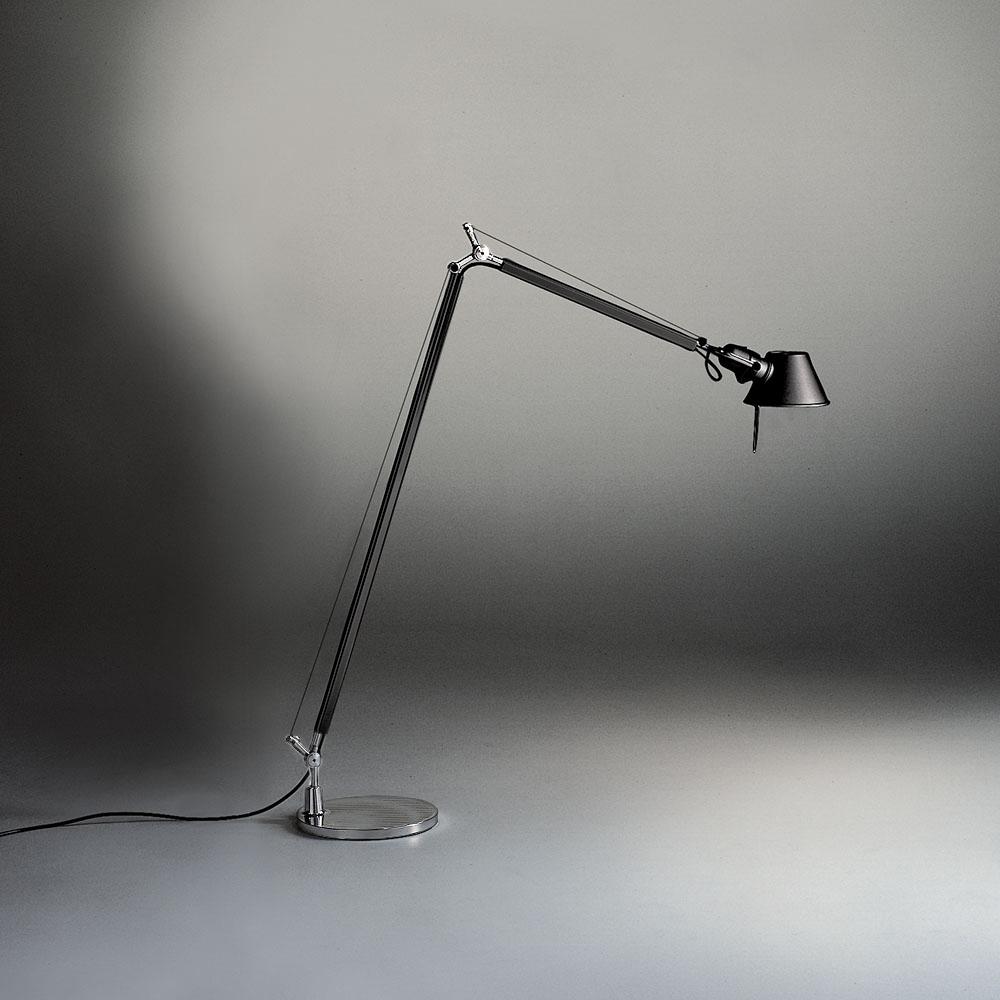 TOLOMEO READING INC 100W E26 BLACK W/BASE ALUM