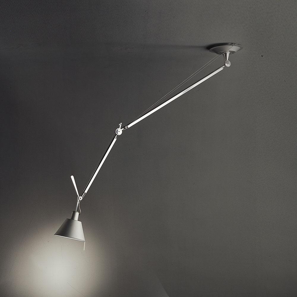 TOLOMEO OFF-CENTER SUSP INC 100W E26 ALUM W/8" DIFF