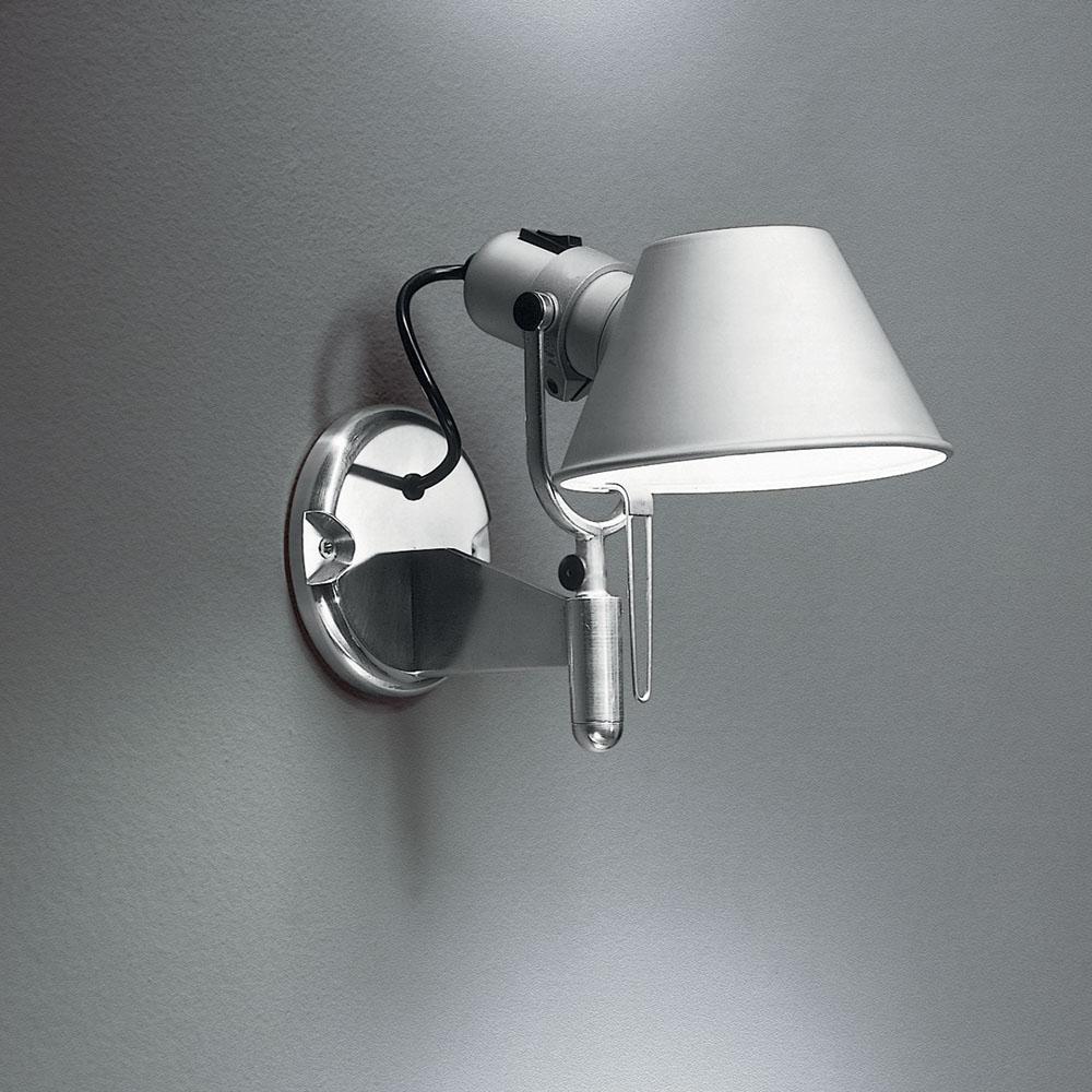 TOLOMEO WALL SPOT INC 75W E26 ALUM W/SWITCH