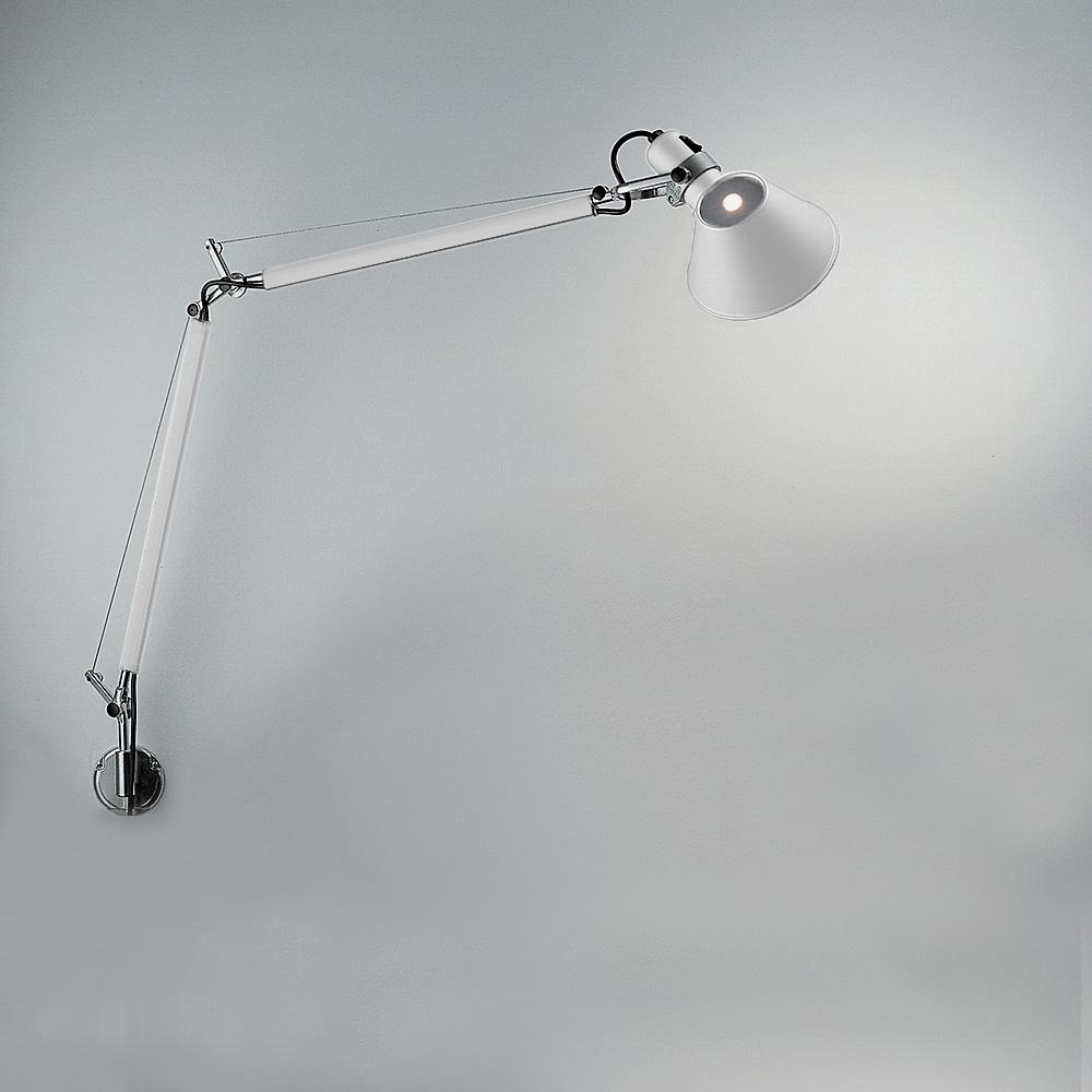 TOLOMEO CLASSIC INC 100W E26 WHITE W/"J" BRACKET(ALU)