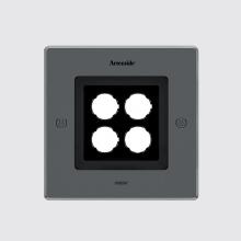 Artemide T4006NSPN08 - EGO 150 DRIVE-OVER SQUARE LED 8W 40K 10° STEEL 120V