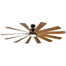 Modern Forms Canada - Fans Only FR-W1815-80L-MB/DK - Windflower Downrod ceiling fan