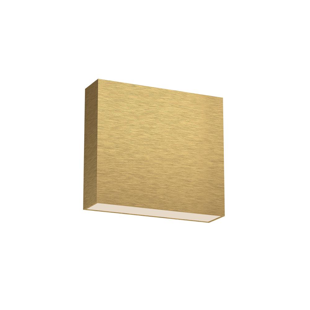 Mica 6-in Brushed Gold LED All terior Wall