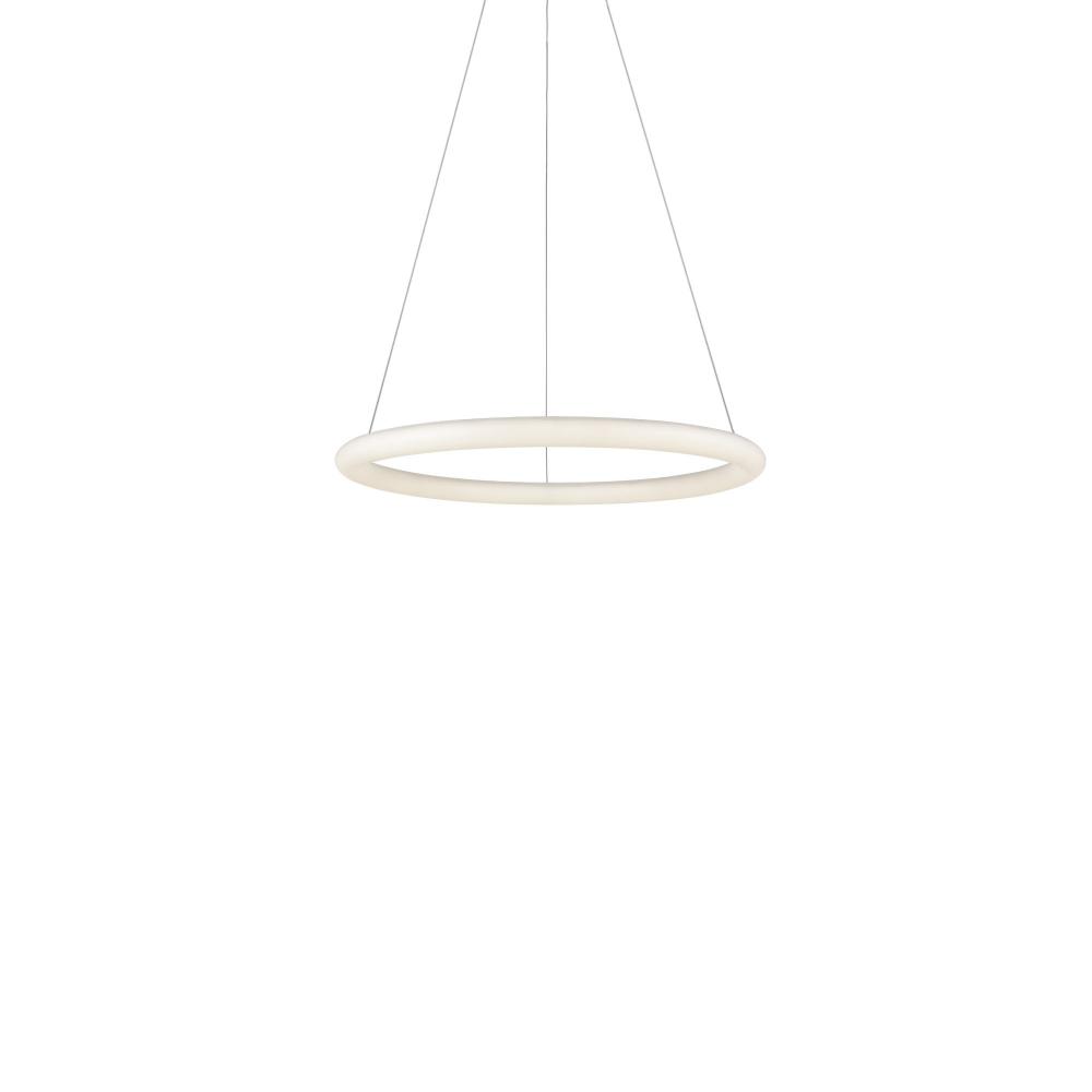 Cumulus Minor 24-in White LED Pendant