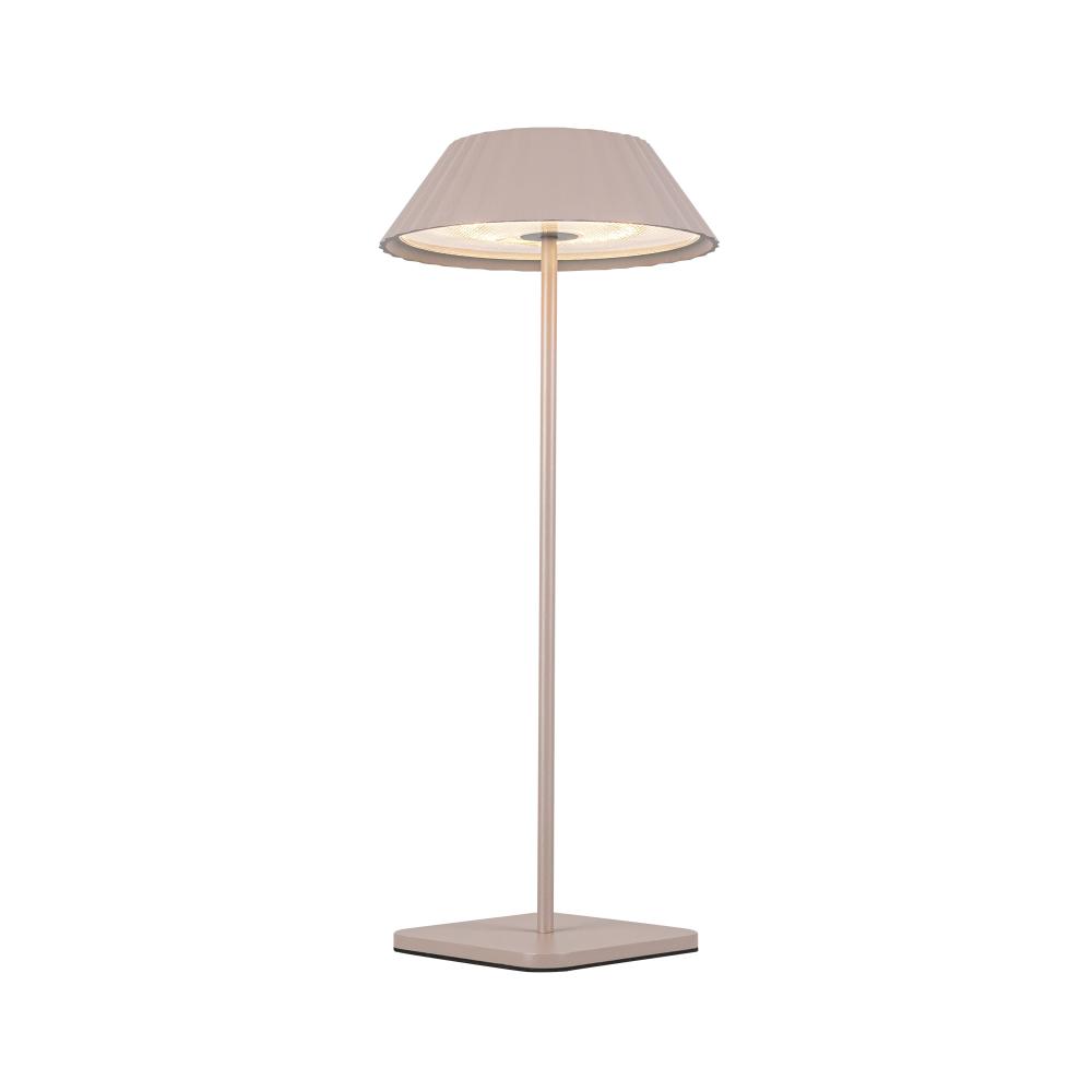 Pela 6-in Moonstone Gray LED Table Lamp