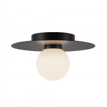 Kuzco Lighting Inc FM15510-BK-UNV - Elixir 10-in Black LED Flush Mount