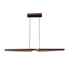  LP21647-WT-UNV - Dakota 42-in Walnut LED Linear Pendant