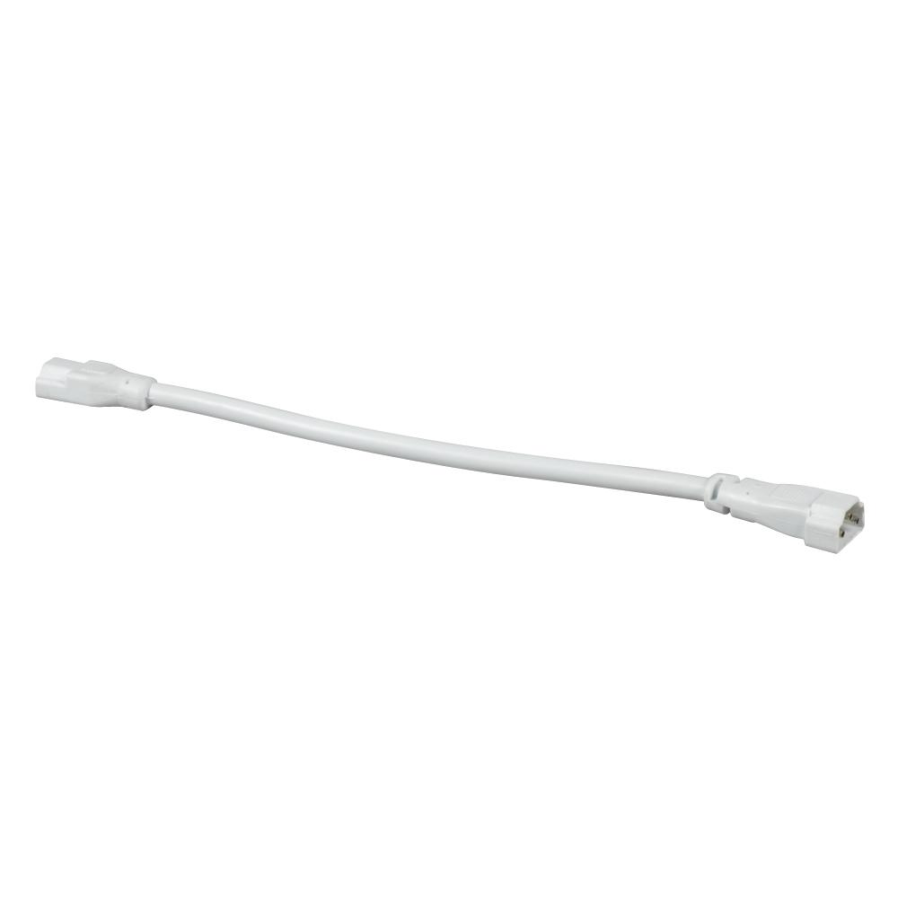 Fluorescent Under Cabinet Strip Light - 6" Connector Wire for T5 Strip Light