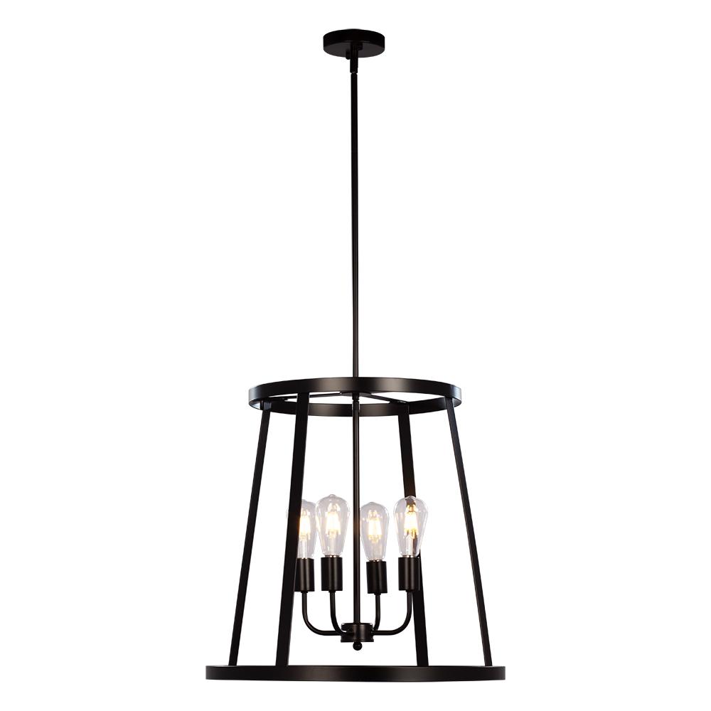 4L Pendant BK with 6",12" & 18" Ext. Rods and Swivel