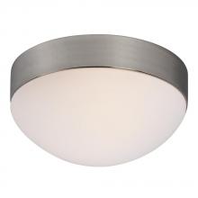 Galaxy Lighting 615350CH - 1-Light Flush Mount - Chrome with Satin White Glass