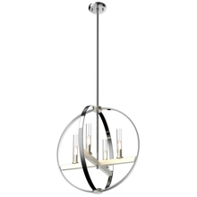 DVI DVP28849CH/SN-CL - Mont Royal 4 Light Large Pendant