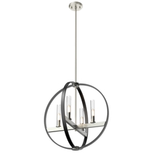  DVP28849SN/GR-CL - Mont Royal 4 Light Large Pendant