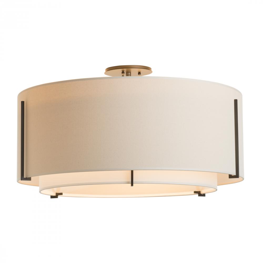 Exos Large Double Shade Semi-Flush