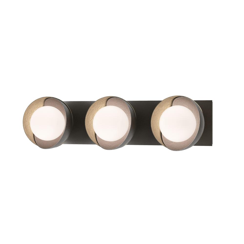 Brooklyn 3-Light Straight Double Shade Bath Sconce