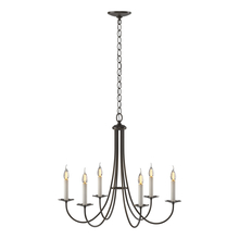 Hubbardton Forge - Canada 101160-SKT-14 - Simple Sweep 6 Arm Chandelier