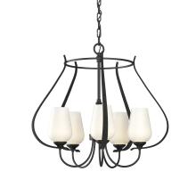 Hubbardton Forge - Canada 103045-SKT-10-GG0303 - Flora 5 Arm Chandelier