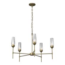 Hubbardton Forge - Canada 105060-SKT-86-CR - Luma 5 Arm Chandelier