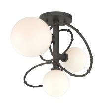 Hubbardton Forge - Canada 121360-SKT-20-GG0712 - Olympus 3-Light Semi-Flush