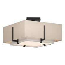 Hubbardton Forge - Canada 126507-SKT-10-SF1205-SA1605 - Exos Square Small Double Shade Semi-Flush