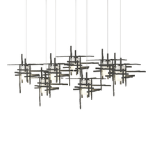 Hubbardton Forge - Canada 131096-SKT-LONG-20-YC0305 - Tura 7-Light Frosted Glass Pendant