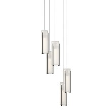 Hubbardton Forge - Canada 131124-SKT-LONG-14-GG0065 - Exos Glass 5-Light Pendant