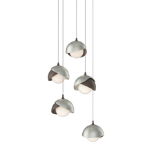 Hubbardton Forge - Canada 131125-SKT-LONG-05-85-GG0711 - Brooklyn 5-Light Double Shade Pendant