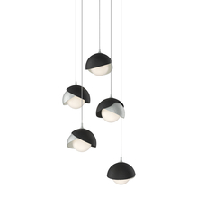 Hubbardton Forge - Canada 131125-SKT-LONG-82-10-GG0711 - Brooklyn 5-Light Double Shade Pendant