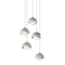 Hubbardton Forge - Canada 131125-SKT-LONG-85-82-GG0711 - Brooklyn 5-Light Double Shade Pendant