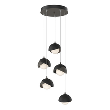 Hubbardton Forge - Canada 131125-SKT-STND-07-10-GG0711 - Brooklyn 5-Light Double Shade Pendant