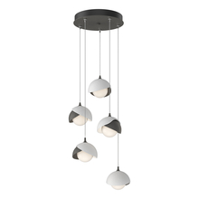 Hubbardton Forge - Canada 131125-SKT-STND-20-02-GG0711 - Brooklyn 5-Light Double Shade Pendant