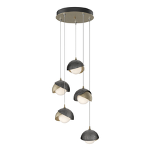 Hubbardton Forge - Canada 131125-SKT-STND-84-89-GG0711 - Brooklyn 5-Light Double Shade Pendant