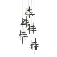Hubbardton Forge - Canada 131128-SKT-LONG-10-YC0305 - Tura 5-Light Frosted Glass Pendant