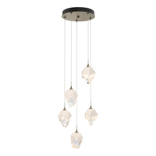 Hubbardton Forge - Canada 131137-SKT-LONG-84-WP0754 - Chrysalis 5-Light Small Crystal Pendant