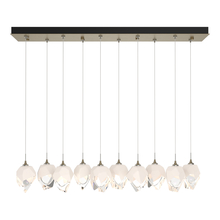 Hubbardton Forge - Canada 131143-SKT-LONG-84-WP0754 - Chrysalis 10-Light Small Crystal Pendant