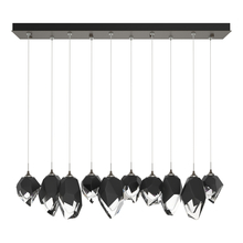 Hubbardton Forge - Canada 131145-SKT-LONG-07-BP0756 - Chrysalis 10-Light Mixed Crystal Pendant