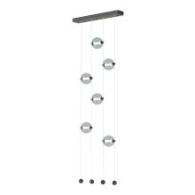 Hubbardton Forge - Canada 139055-LED-STND-14-YL0668 - Abacus 6-Light Ceiling-to-Floor LED Pendant
